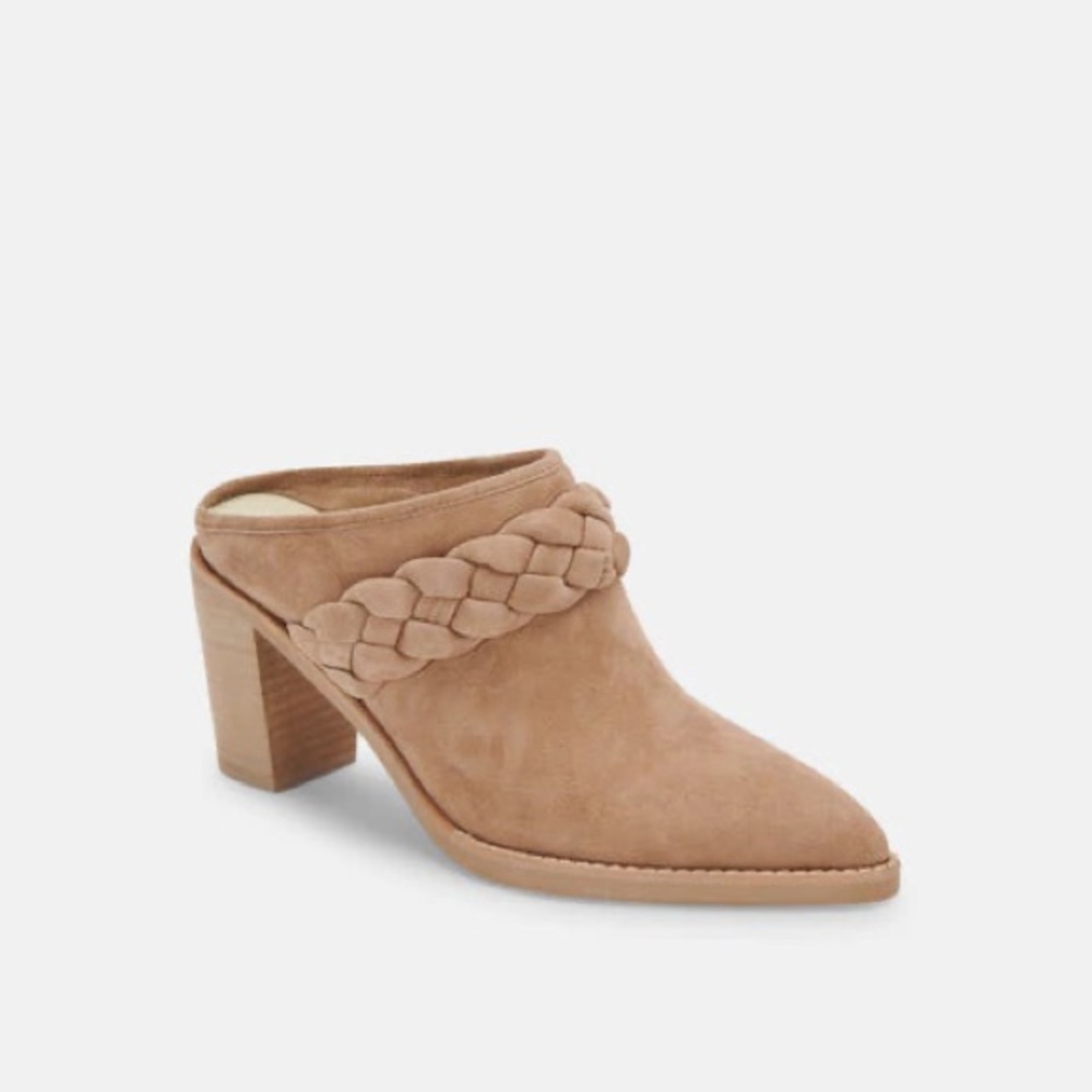 Braided Tan Women's Mules